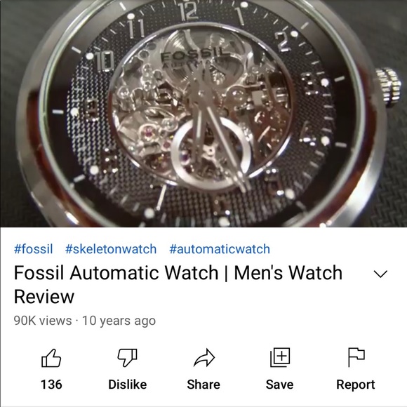 Men's Fossil Automatic Stainless Steel Watch ME3007 Rare Collectible - Picture 2 of 6